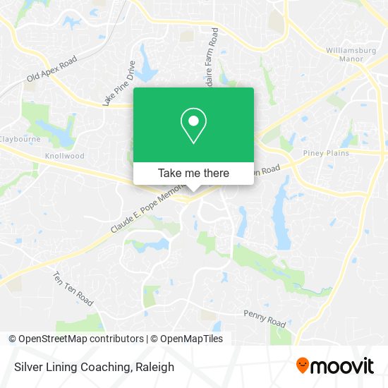 Silver Lining Coaching map