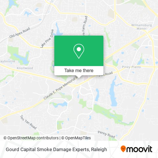 Gourd Capital Smoke Damage Experts map