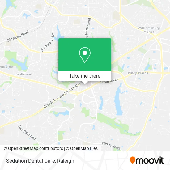 Sedation Dental Care map