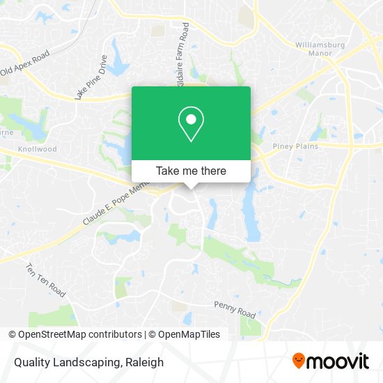 Quality Landscaping map