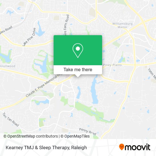 Kearney TMJ & Sleep Therapy map