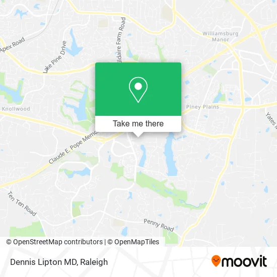 Dennis Lipton MD map