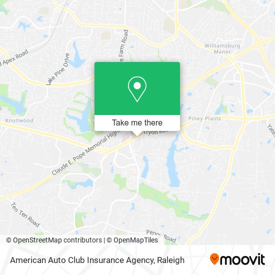 American Auto Club Insurance Agency map