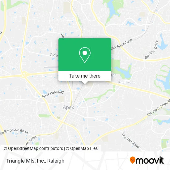 Triangle Mls, Inc. map