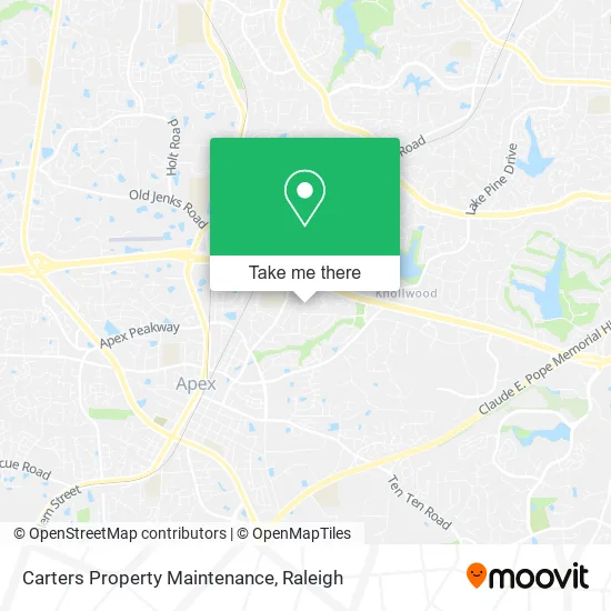 Carters Property Maintenance map
