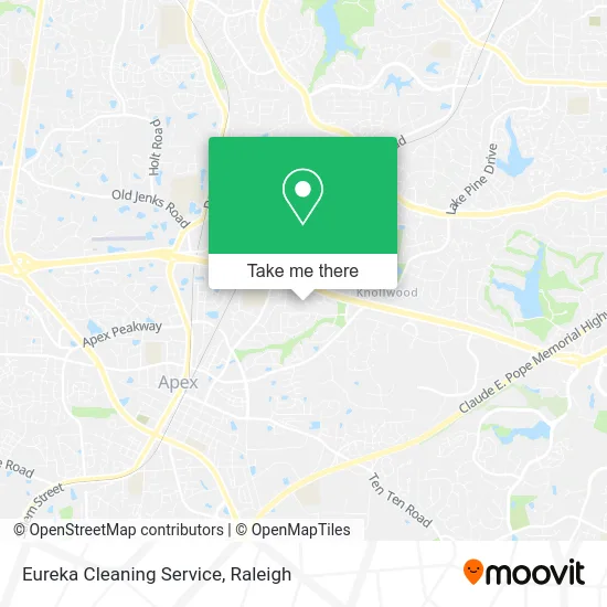 Eureka Cleaning Service map
