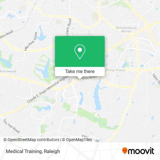 Medical Training map