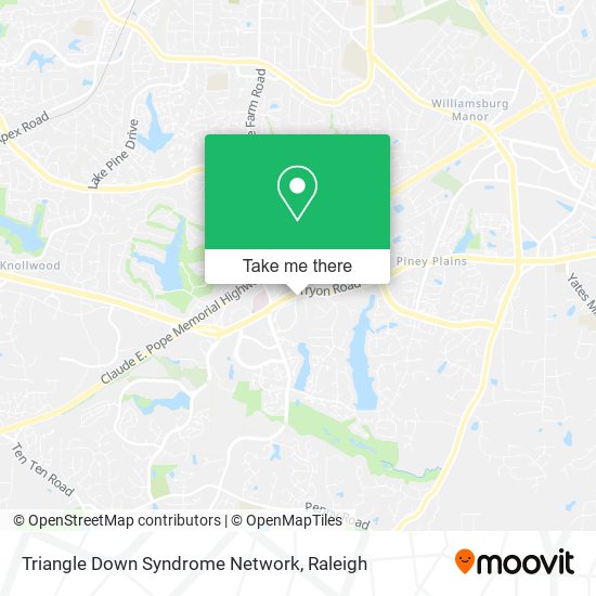 Triangle Down Syndrome Network map