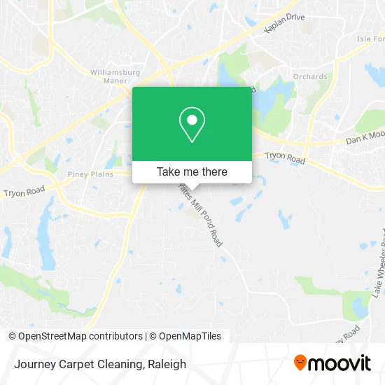 Journey Carpet Cleaning map
