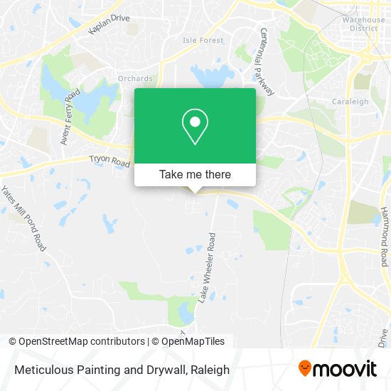 Meticulous Painting and Drywall map