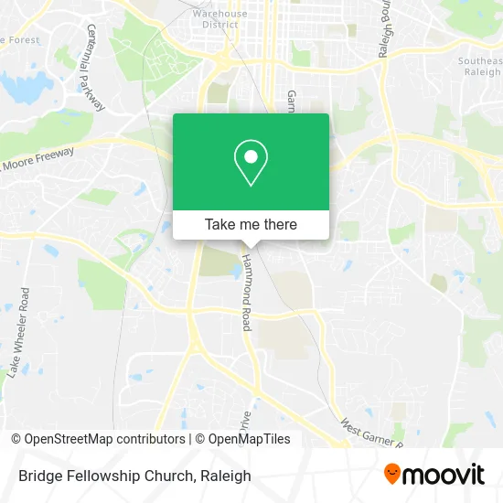 Bridge Fellowship Church map