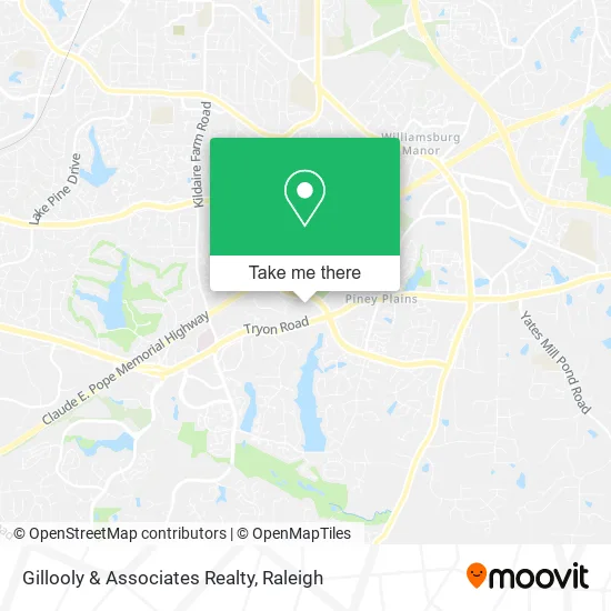 Gillooly & Associates Realty map