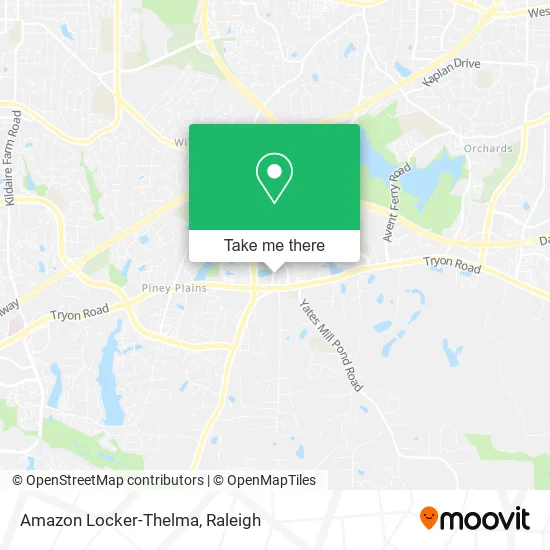 Amazon Locker-Thelma map