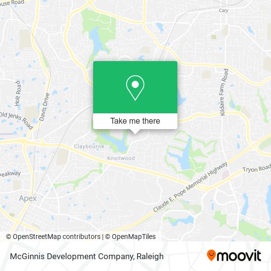 McGinnis Development Company map