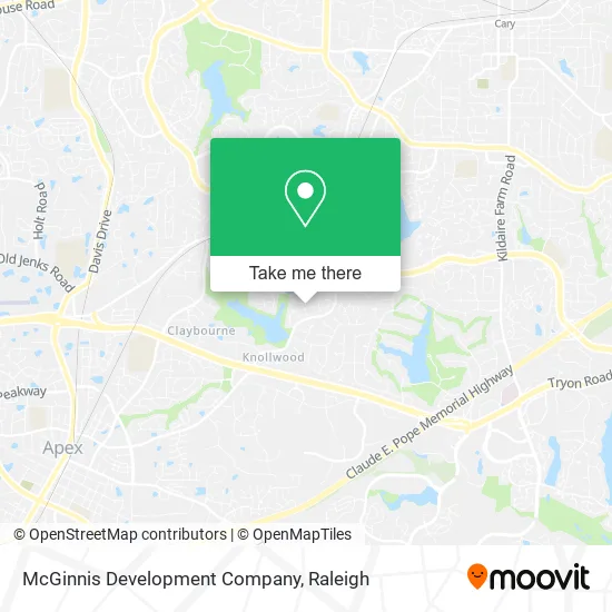 McGinnis Development Company map
