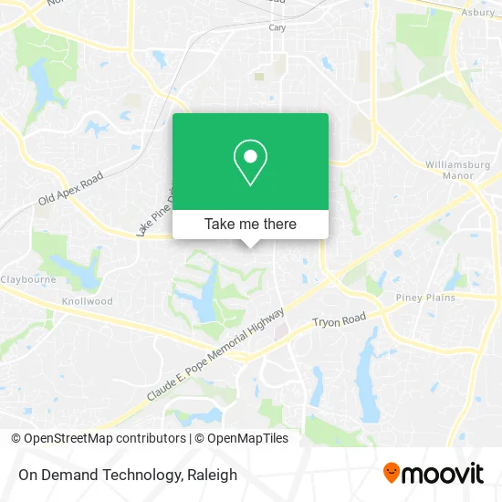On Demand Technology map