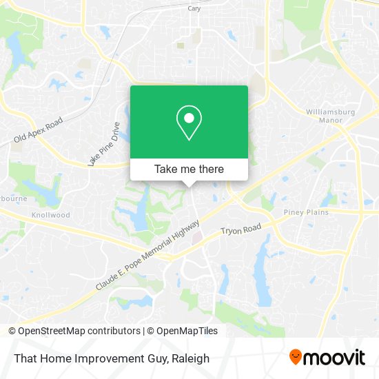 That Home Improvement Guy map