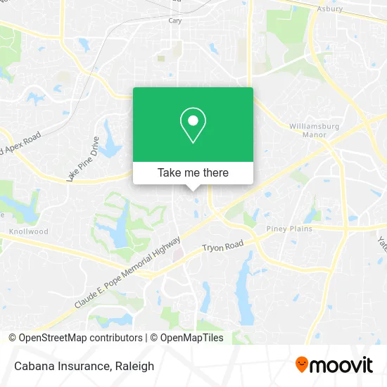 Cabana Insurance map
