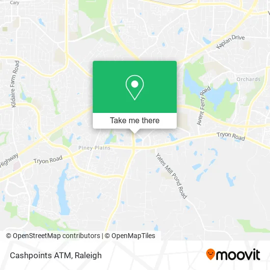 Cashpoints ATM map