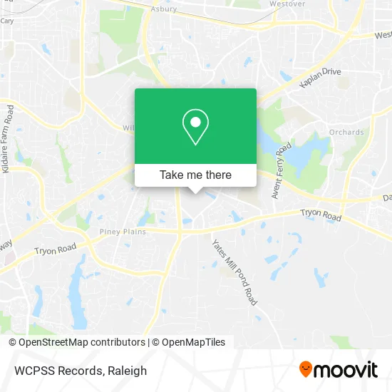 WCPSS Records map