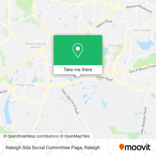 Raleigh Sda Social Committee Page map