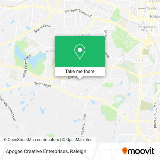 Apogee Creative Enterprises map