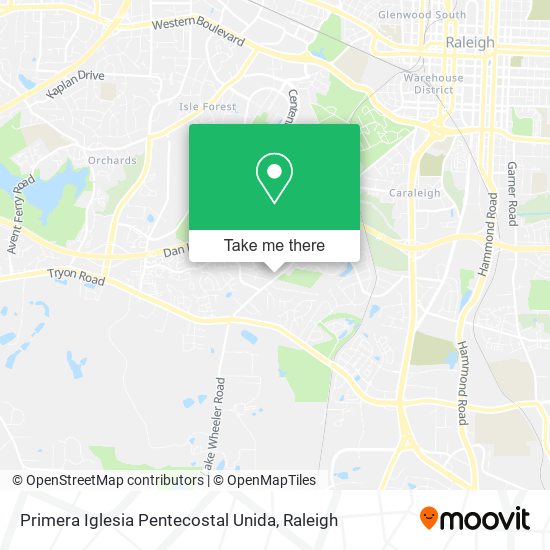 Mapa de Primera Iglesia Pentecostal Unida