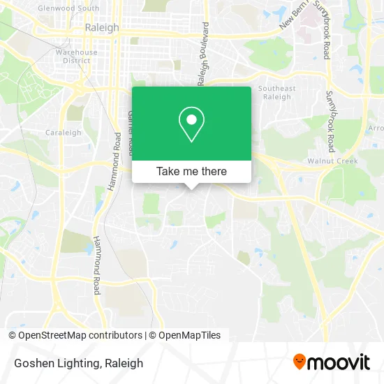 Goshen Lighting map