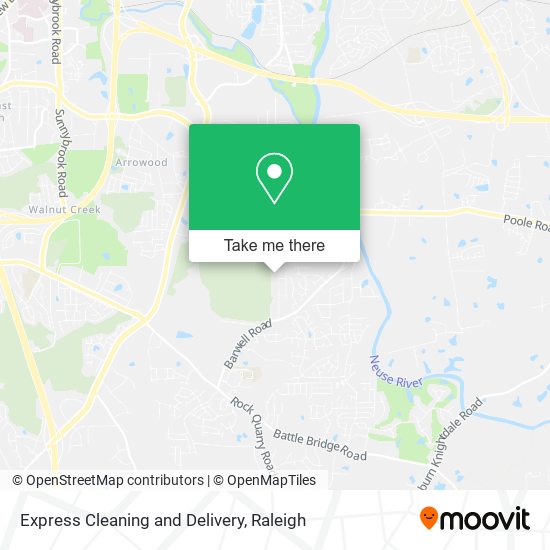 Express Cleaning and Delivery map