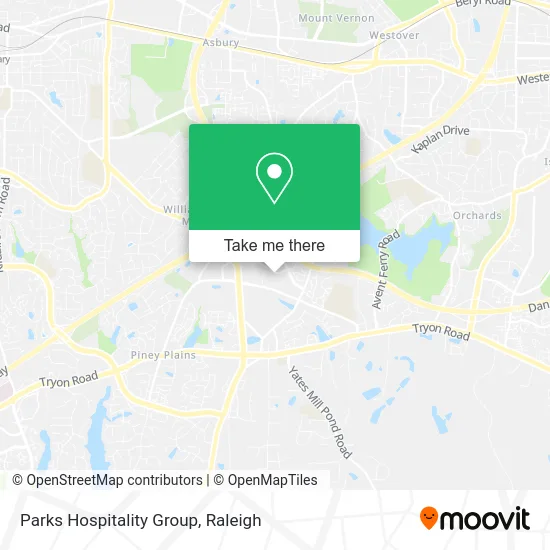 Parks Hospitality Group map