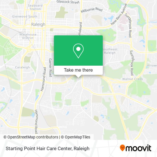 Starting Point Hair Care Center map