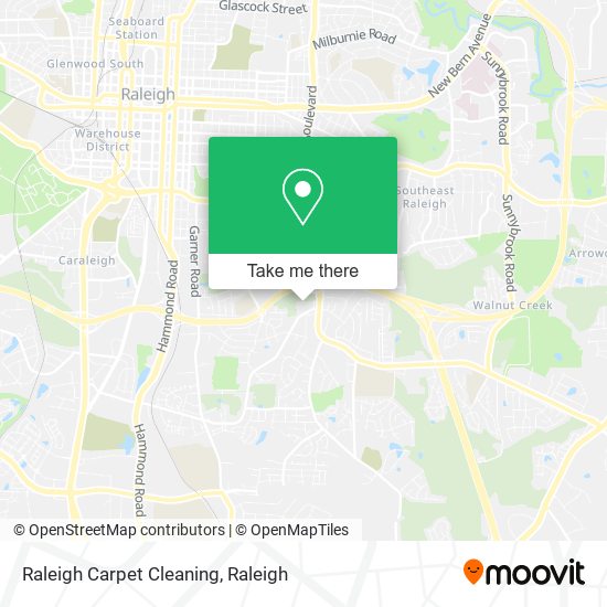 Raleigh Carpet Cleaning map