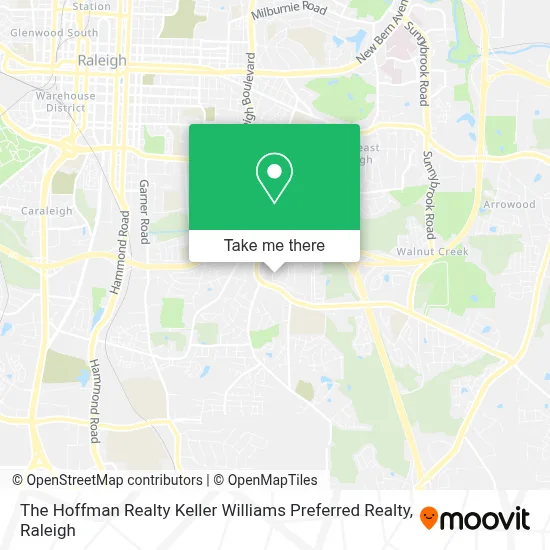 The Hoffman Realty Keller Williams Preferred Realty map