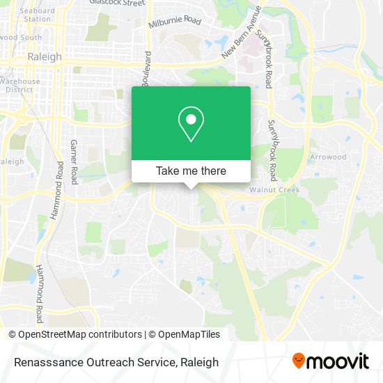 Renasssance Outreach Service map