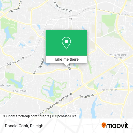 Donald Cook map
