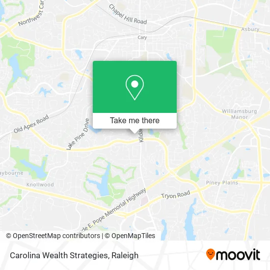 Carolina Wealth Strategies map