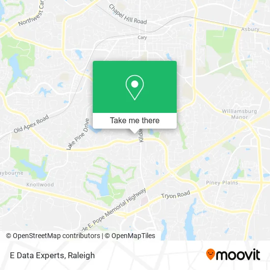 E Data Experts map