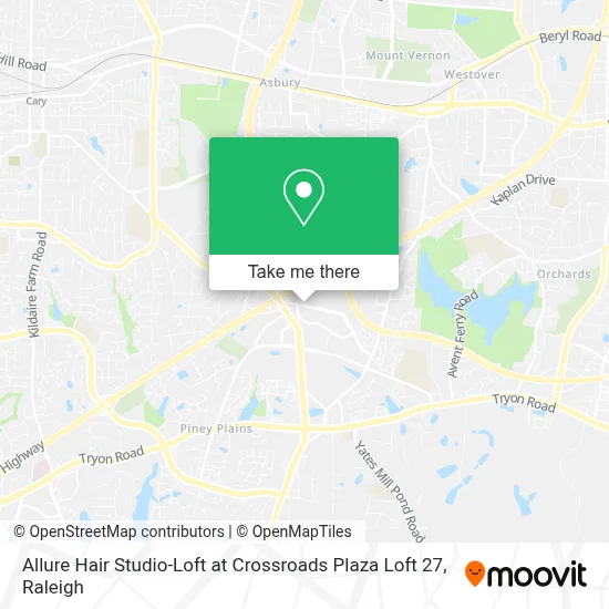 Allure Hair Studio-Loft at Crossroads Plaza Loft 27 map
