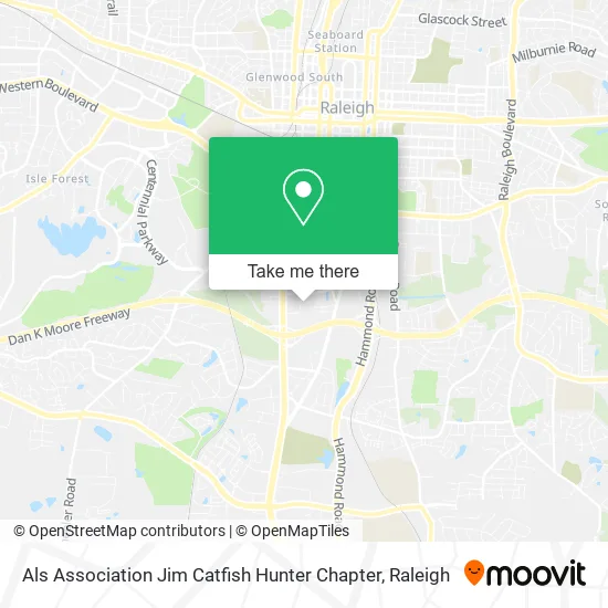 Mapa de Als Association Jim Catfish Hunter Chapter