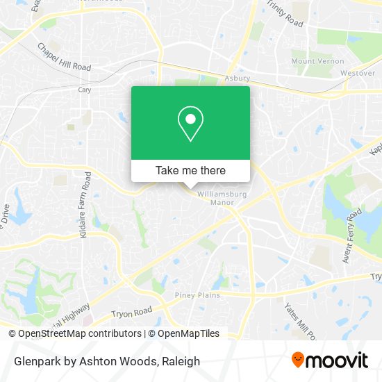 Mapa de Glenpark by Ashton Woods