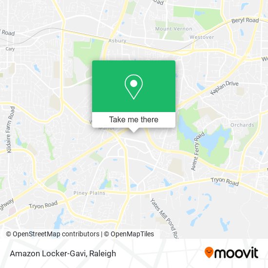 Mapa de Amazon Locker-Gavi