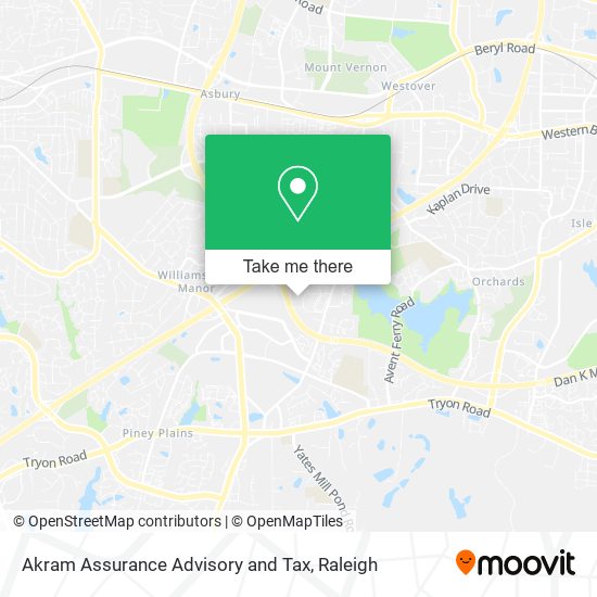 Akram Assurance Advisory and Tax map