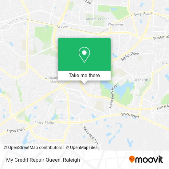 My Credit Repair Queen map