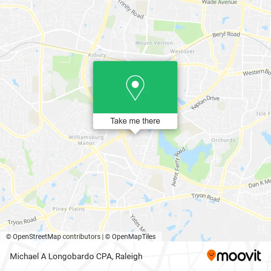 Michael A Longobardo CPA map