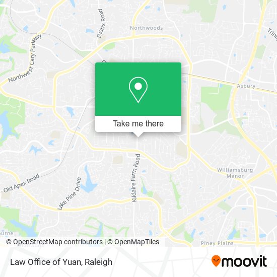 Mapa de Law Office of Yuan