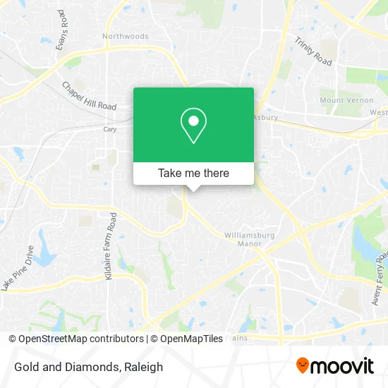 Gold and Diamonds map