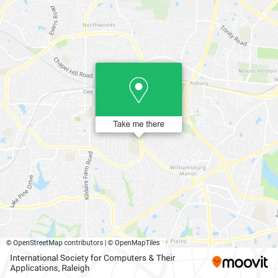 International Society for Computers & Their Applications map