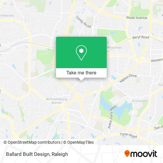 Ballard Built Design map