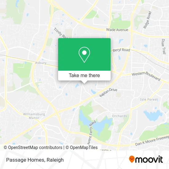 Passage Homes map