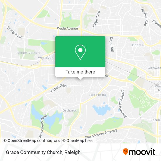 Grace Community Church map